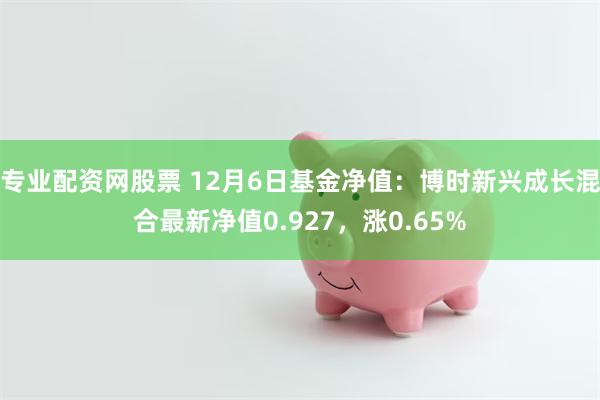 专业配资网股票 12月6日基金净值：博时新兴成长混合最新净值0.927，涨0.65%