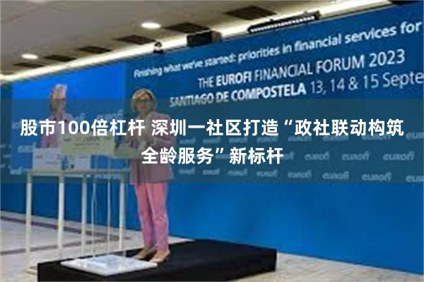 股市100倍杠杆 深圳一社区打造“政社联动构筑全龄服务”新标杆