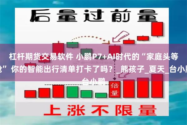 杠杆期货交易软件 小鹏P7+AI时代的“家庭头等舱” 你的智能出行清单打卡了吗？_熊孩子_夏天_台小鹏