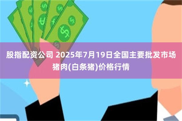 股指配资公司 2025年7月19日全国主要批发市场猪肉(白条猪)价格行情