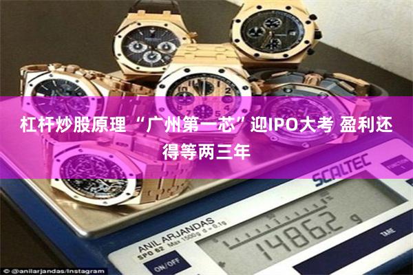 杠杆炒股原理 “广州第一芯”迎IPO大考 盈利还得等两三年